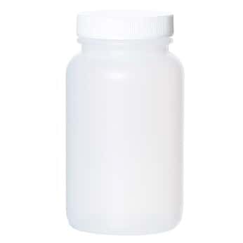 Cole-Parmer BPC1041 Pre-Cleaned Wide-Mouth Round Bottle, HDPE, Level 1, 60 mL; 850/Cs