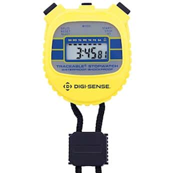 Traceable Waterproof/Shock-Resistant Stopwatch with Ca