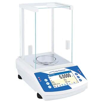 Cole-Parmer Symmetry TA-164.C Analytical Balance with Touchscreen, 160g x 0.1mg, Internal Calibration