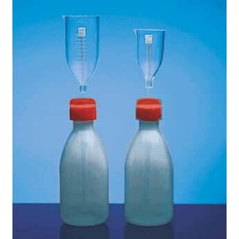 Dynalon 206315 500 mL Adjustable-Volume Dispenser Bottle, LDPE/PMP, 5 to 25 mL; 10/Cs