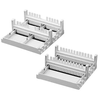 Cole-Parmer E1101-CS1 Gel casting stand for 10.5 x 6 cm gels; includes 2 trays and 2 combs (22/12 teeth)