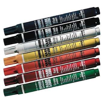 Permanent Fine-Point Paint Markers, Orange; 12/Box