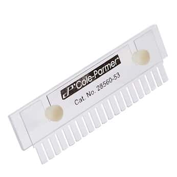 Cole-Parmer Comb for Horizontal Mid-Size Gel System; 20 Wells, 1.0 mm Thick