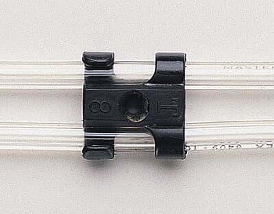 T-Clips, Black Polyacetal for 5/16 to 11/32