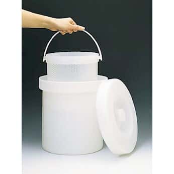 Heavy-Duty HDPE Crock with Cover, 3 gal; 1/Pk