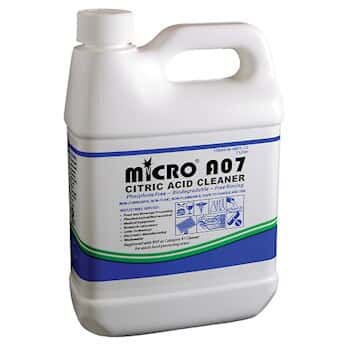 International Products Corp M-0801-12 Micro A07 Citric Acid Liquid Cleaner, 1 Liter