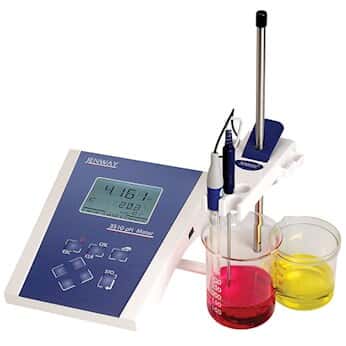 Jenway 3510 Standard Digital pH Meter Kit, glass electrode, ATC, buffers; 230 V/UK