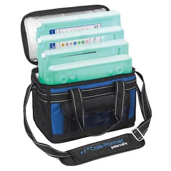 Cole-Parmer PolarSafe® Transport Bag 5 L with Two 22°C
