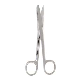 Cole-Parmer Dissecting Scissors, Standard Grade, Sharp/Blunt Point, Straight, 5.5