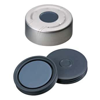 Kinesis Aluminum Crimp Cap, 20 mm Dia., Pressure Release, Pharma-Fix Butyl/PTFE Septum; 1000/pk