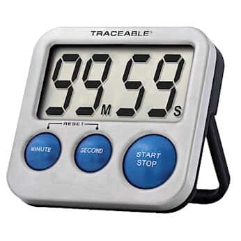 Traceable Blue-Steel Digital Timer with Calibration