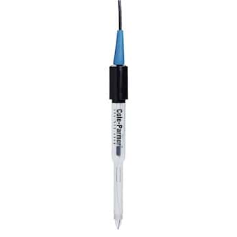 Oakton by Cole-Parmer® pH electrode, combination, spear tip, sealed, glass body, BNC