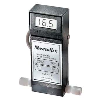 Masterflex Gas Mass Flowmeter, Thermal, LCD, Acetal Fi