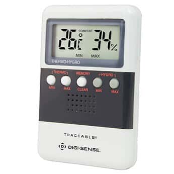 Traceable Thermohygrometer with Minimum/Maximum Function and Calibration
