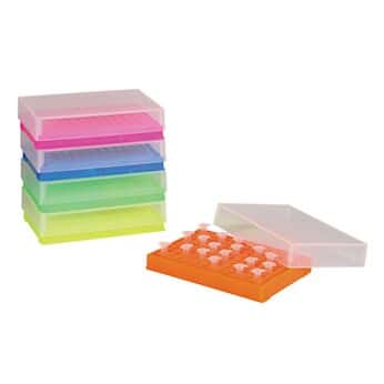 PCR preparation rack, assorted colors, 5/pk