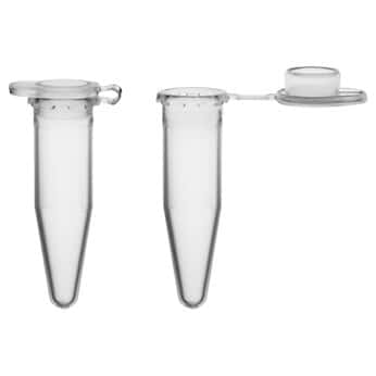 Cole-Parmer Microcentrifuge Tubes; Easy Open 0.5 ml; P