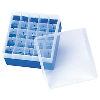 Kinesis Polypropylene Storage Box, Blue, 25 x 5-, 10-,