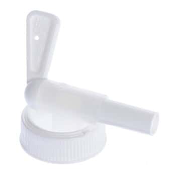 Cole-Parmer Vented Faucet for Compact Bottles 06061-10 and -12, HDPE
