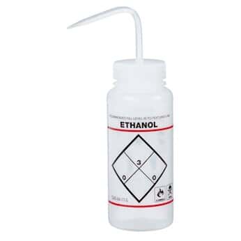 Scienceware 11646-0639 Safety Labeled Wash Bottle, 100% ethanol