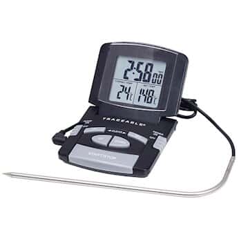 Traceable Alarm Thermometer/Timer with Calibration; 1 