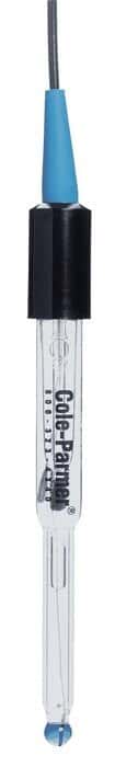 Cole-Parmer pH Electrode,6x110mm, Glass Body, Single Junction, Refill