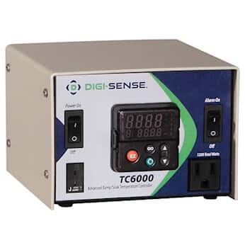 Digi-Sense 1-Zone Temperature Controller; Ramp/Soak, Type K, 120V/12A