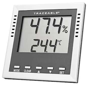 Traceable Digital Thermohygrometer with Dew Point, Wet-Bulb, and Calibration