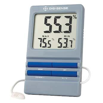 Digi-Sense Thermohygrometer with Alarm and Remote Probe