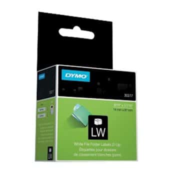 Dymo 30277 File label, two row, 9/16