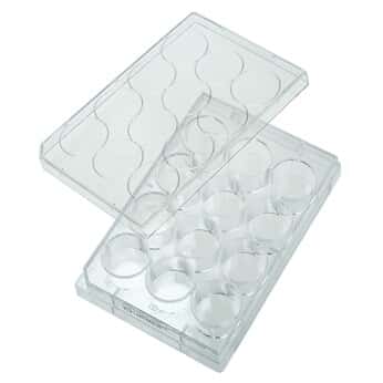 Cole-Parmer 12-Well Tissue Culture Plate with Lid; 100