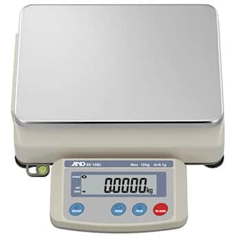 A&D Weighing EK-L Dual Range Compact Bench Scale, 3 kg x 0.1 g, 30 kg x 1 g