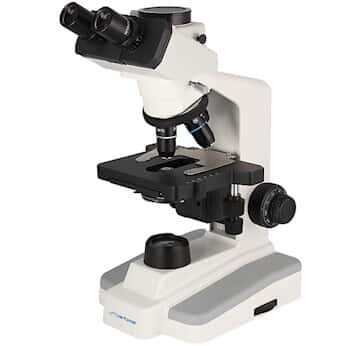 Cole-Parmer Compound Trinocular Microscope, Semi-Plan, 110-220 VAC