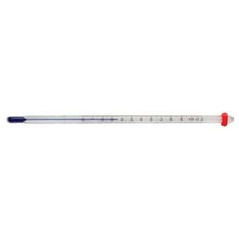 Digi-Sense PFA Safety Coated Liquid-In-Glass Thermometer; 0 to 230F, Total Immersion, Organic Liquid Fill