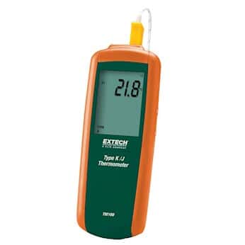 Extech TM100 Single Input Type K Thermometer with Min/Max/Average