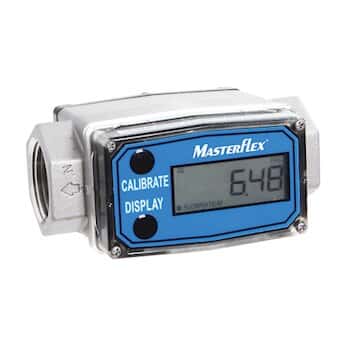 Masterflex Turbine Flowmeter/Totalizer with Heavy to D