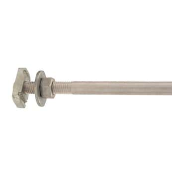 Cole-Parmer Mounting Rod with Coupler, Nickel-Plated Z