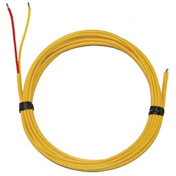 Digi-Sense Flexible Thermocouple Probe, PVC Insulated Wire, 20G, Exposed, Stripped, Type K; 120