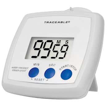Traceable Waterproof/Steamproof Timer with Calibration