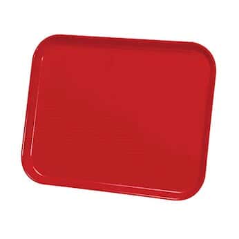 Autoclaveable Red Fiberglass Tray, 14 x 18 x 3/4