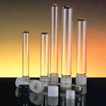 Kinesis Round-Bottom Tubes, 20x125mm, glass; 500/pk