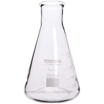 Cole-Parmer elements Erlenmeyer Flask, Glass, 250 mL, 