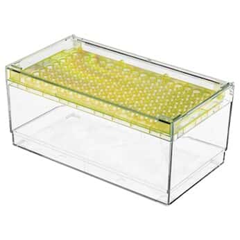 Cole-Parmer Pipette Tip Box, PC, with yellow Rack for 200 µl Tips