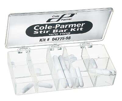 Cole-Parmer 不带有纺环搅拌棒套件, 18 根搅拌棒