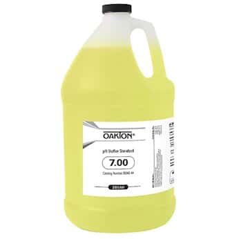 Oakton Buffer Solution, pH 7.00; 4 x 1 gal. Bottles/Cs