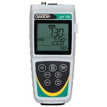 Oakton pH 150 Waterproof Portable Meter; Meter Only with Calibration