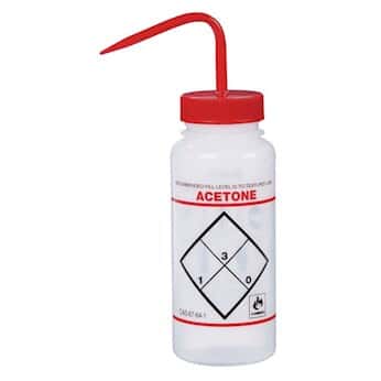 Scienceware 11646-0622 Safety Labeled Wash Bottle, acetone