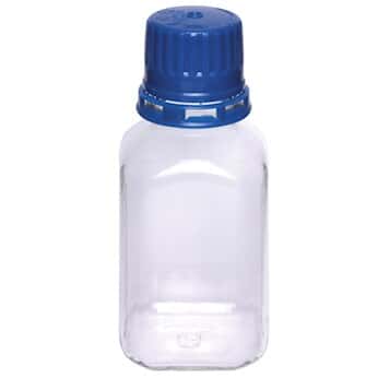 TriForest BGC0250S Square Media Bottle, Sterile, 250 mL, PETG, 24 per pack, 96/CS