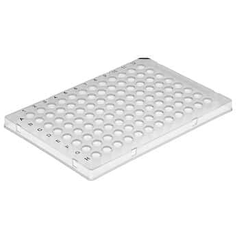 PCRmax PCR Plate 96-Well clear, low profile, half skirt, 50/cs