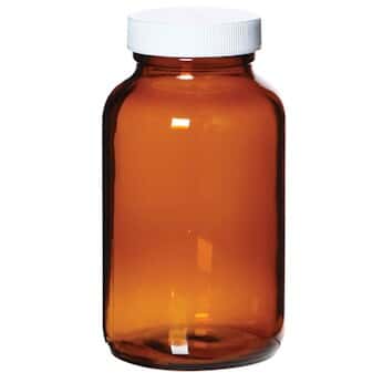 Cole-Parmer Glass, 8oz/250mL Straight Sided 70m Amber, 12/Case SKU 3520521