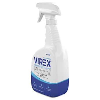 Diversey Virex® All Purpose Disinfectant Cleaner; Case of Eight 32 oz Bottles with Sprayers